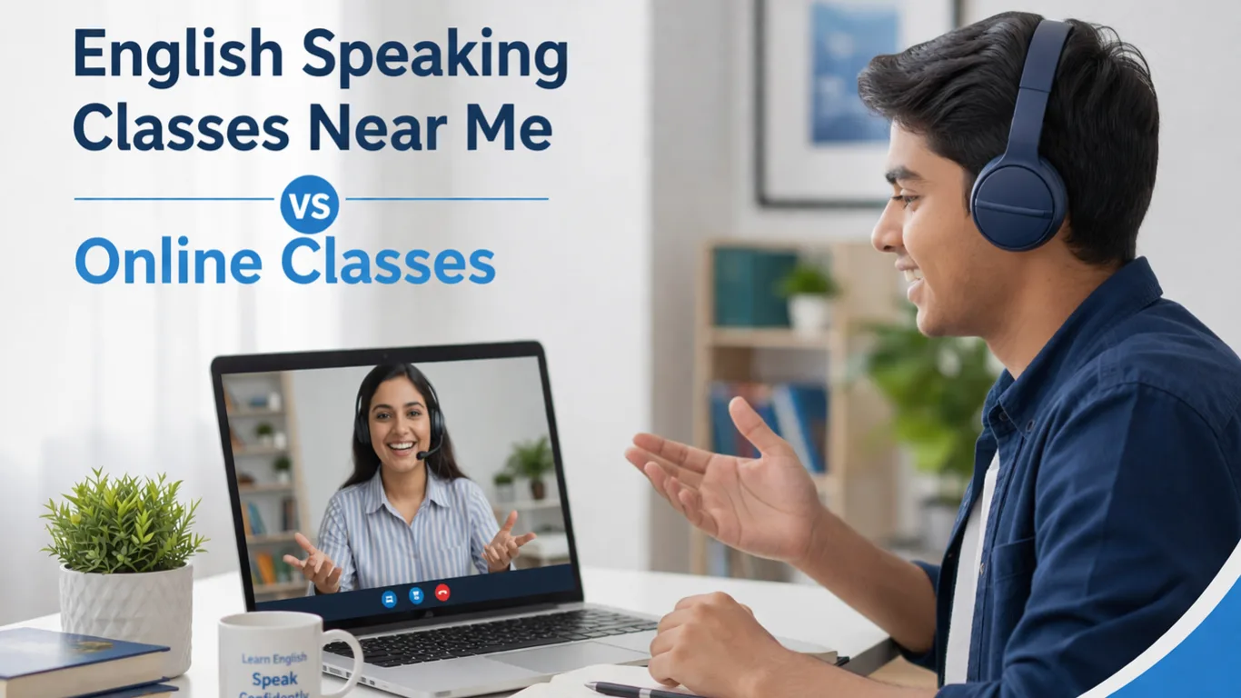 english speaking classes near me vs online english classes india learning from home