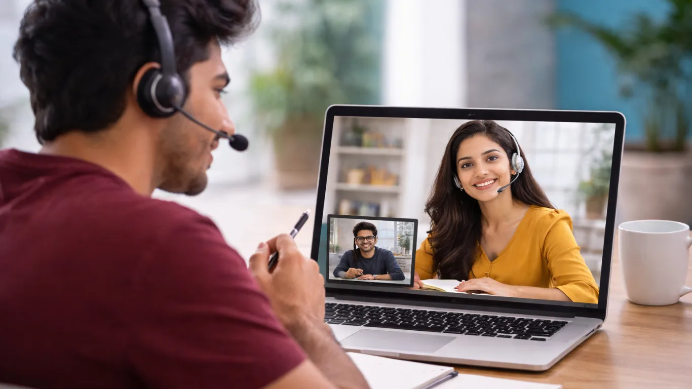 Best english speaking course online in India with live mentor training