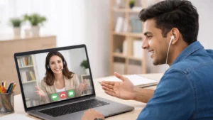 one to one online english speaking class with personal trainer 