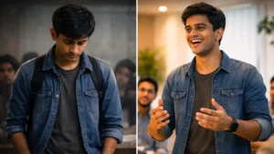 english speaking confidence transformation student India