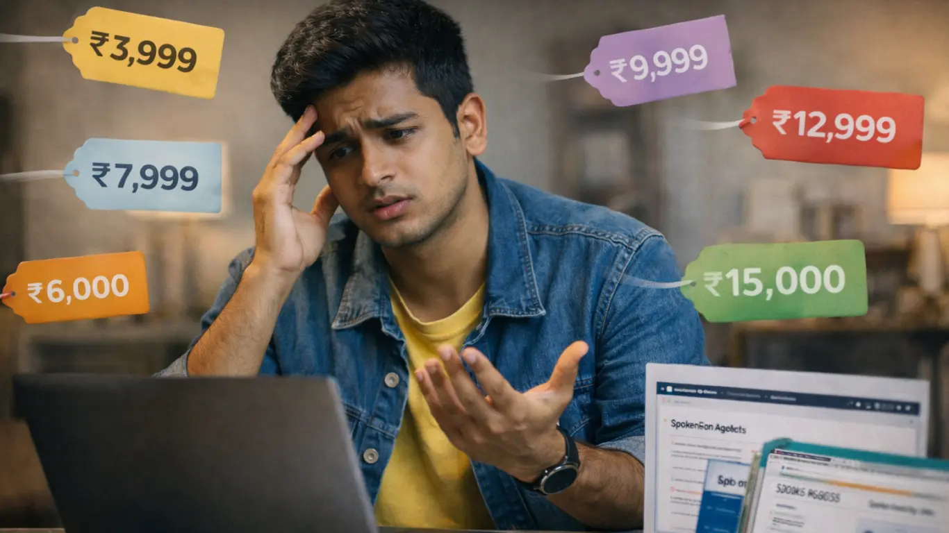 english course price india confusion comparison fees