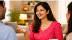 Spoken Mentor : housewife speaking confident english in social situation after course 