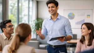 confidence after spoken English course success result