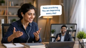 english speaking confidence improvement through practice 