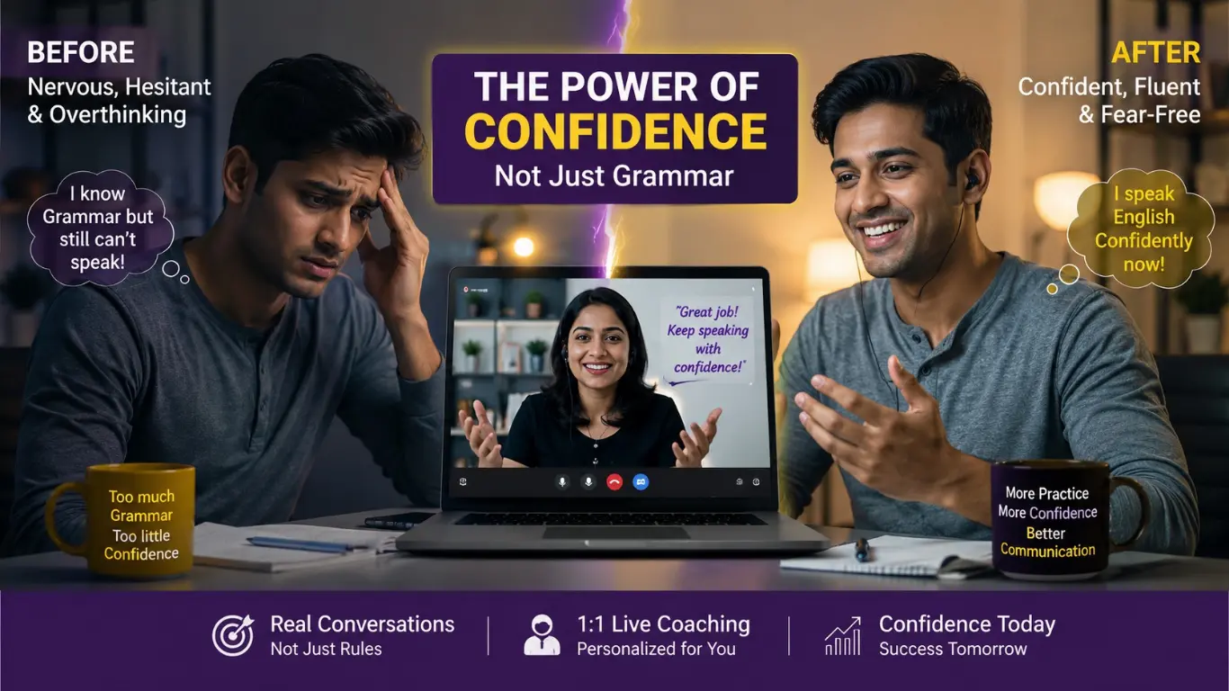 confidence in spoken english through online live coaching