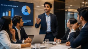 Career success through confident English communication