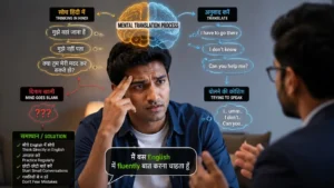 Mental translation problem while speaking English