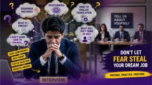 Common reasons why candidates fail English job interviews