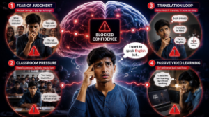 Fear of speaking English psychological barriers